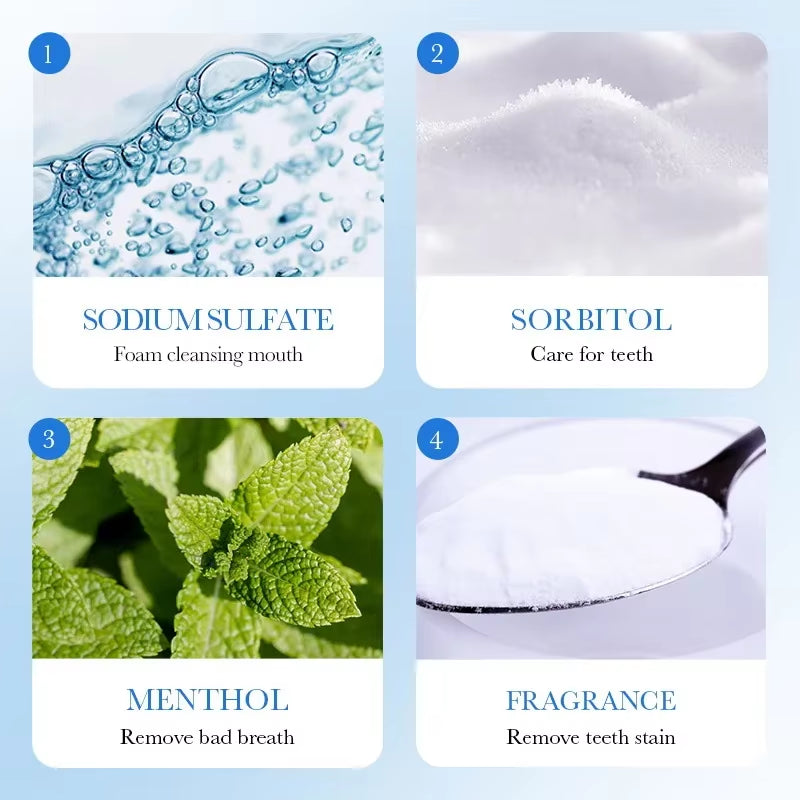 Coconut Flavor Mouthwash Guru Nanda Teeth Pulling Oil Portable Bagged Mouth Wash Freshen Breath Clean Oral Teeth Whitening