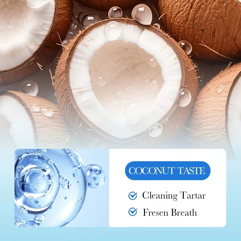 Coconut Flavor Mouthwash Guru Nanda Teeth Pulling Oil Portable Bagged Mouth Wash Freshen Breath Clean Oral Teeth Whitening